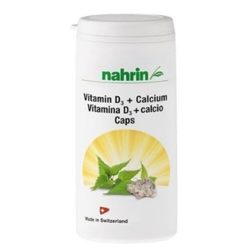 Nahrin Витамин D3 Кальций, капсулы, 37.5г, 60 шт.