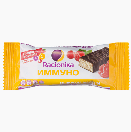 Racionika Diet Иммуно батончик, со вкусом малины, 30 г, 1 шт.