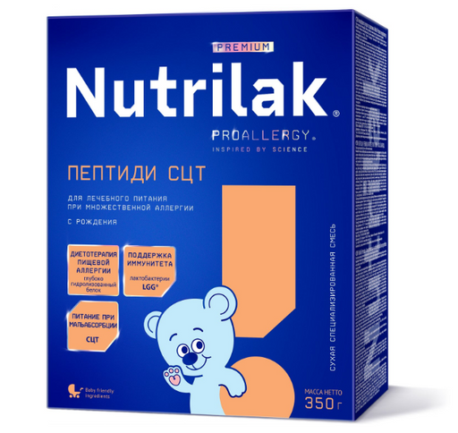 Nutrilak Premium Пептиди СЦТ, смесь молочная сухая, 350 г, 1 шт.