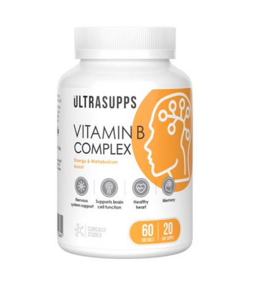 Ultrasupps Витамин B комплекс, капсулы мягкие, 60 шт.