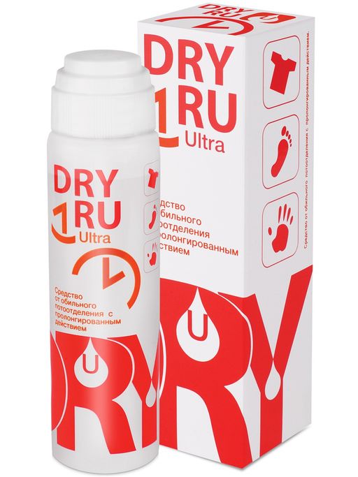 Dry Ru Ultra средство от обильного потоотделения с пролонгированным действием, 50 мл, 1 шт.