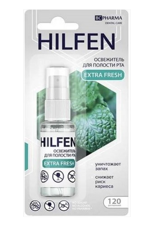Hilfen BC Pharma Освежитель для полости рта Extra Fresh, 15 мл, 1 шт.