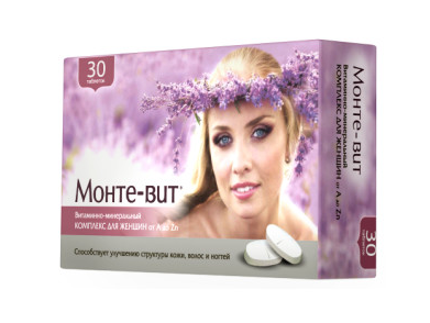 Монте-вит Витаминно-минеральный комплекс для женщин, таблетки, 30 шт.