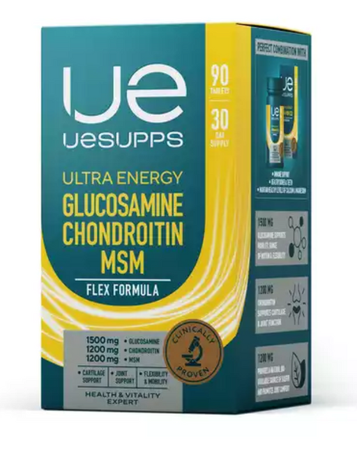 UESUPPS Ultra Energy Флекс Глюкозамин Хондроитин МСМ, таблетки, 90 шт.