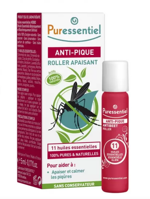 Puressentiel Роллер Анти-Укус успокаивающий, с 11 эфирными маслами, 5 мл, 1 шт.