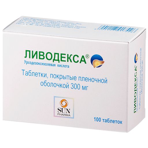 Ливодекса, 300 мг, таблетки, покрытые пленочной оболочкой, 100 шт.
